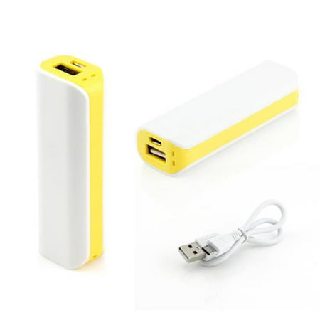 2600mAh Dual Color Universal Backup Portable External Battery USB Power Bank Charger for Mobile Cell Phone iPhone -