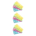 thumbnail image 1 of crativent Pack of 4 Child Portable Drawing Template Ruler Adorable Graphics Symbols Hollow out Stationery Pattern Random 4Pcs 3Set, 1 of 6