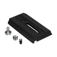 thumbnail image 1 of Manfrotto 501PL Quick Release Mounting plate for the 501 and 503 Pro Video Heads. (#3433PL), 1 of 4