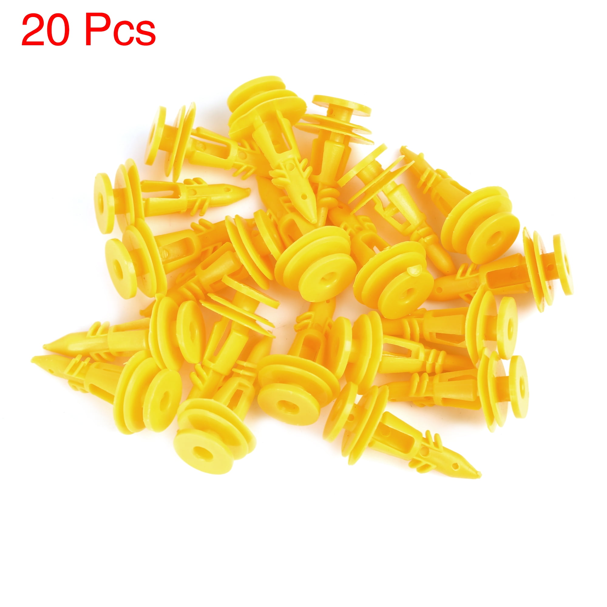20pcs Door Trim Panel Retainer Clips Nylon Yellow for Chrysler