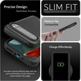 thumbnail image 2 of TUDIA MergeGrip Compatible Magsafe Google Pixel 9 Case / Pixel 9 Pro Case - Noir Mat, 2 of 7
