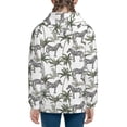 thumbnail image 6 of Pofeuu Palm Trees Zebra Print Teenage Zipper Hoodie Sweatshirts Hooded Casual Jackets With Pocket For Boys Girls-Medium, 6 of 6