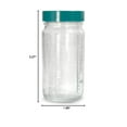 thumbnail image 2 of Qorpak GLC-01472 Type III Glass Graduated Medium Round Bottle with Green Thermoset F217 and PTFE Lined Cap, 42 mm Diameter x 83 mm Height, 60 milliliters Capacity, Case of 48 CA2, 2 of 2