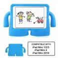 thumbnail image 1 of [PST] iPad Mini 1 2 3 4 5 2019 Kid Case, 3D Silicone Shockproof Children Kids Protective Stand Case Cover, 1 of 2