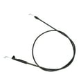 thumbnail image 1 of Cable De Control De Cuchilla, Cable De Freno De Cortacésped De 58 Pulgadas Buen Rendimiento 104-8676 Extremo Curvo En Z Negro Metal ABS Para 20013 20014 20017 20089, 1 of 7