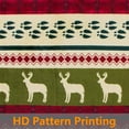thumbnail image 7 of Christmas Throw Blanket,Holiday Christmas Reindeer Snowflakes Fannel Blanket, Winter Blanket for Couch Bed Living Room, 50"x60", 7 of 7