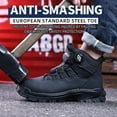 thumbnail image 5 of Work Boots for Men Comfortable Steel Toe Boots Indestructible Industrial & Construction Safety Shoes Non Slip Mens Composite Toe Boots, 5 of 7