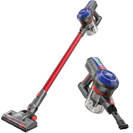 Vacuum Cleaners For Hardwood Cordless Stick Vacuum, BEAUDENS 5-in-1 Cordless Vacuum Cleaner Handheld on Clearance with 16Kpa Powerful Suction Re-chargeble Li-Battery for Pet Hair Car Carpet Hardwood Floor Sofa ()