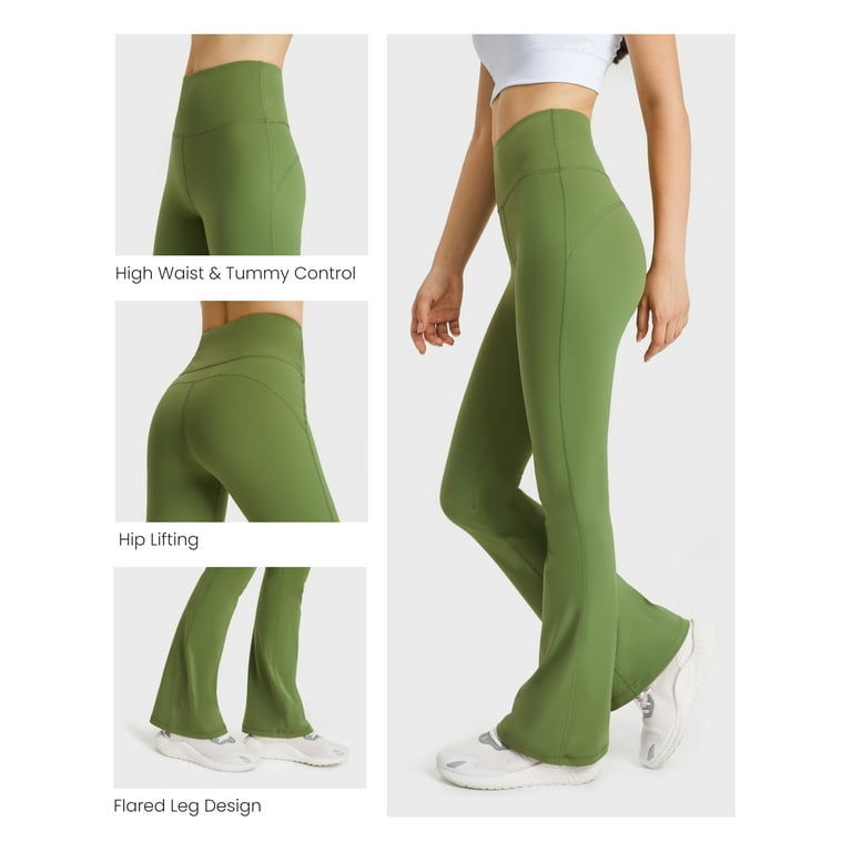  Qopobobo High Waist Bootcut Yoga Pants for Women High Waisted  Flare Pants Stretch Bootleg Workout Pants Sweatpants Green : Clothing,  Shoes & Jewelry