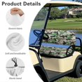 thumbnail image 6 of HUIACONG Camouflage Lightweight Golf Cart Front Seat Covers for 2-Passenger Seats EZGO TXT RXV, Portable Breathable Golf Cart Towel Blankets, 6 of 7