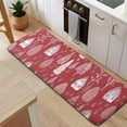 thumbnail image 5 of Red Christmas Village Pattern Kitchen Rug Mat,Kitchen Runner Rugs Non Skid Washable,Decorative Kitchen Floor Mats for Kitchen,Sink,Laundry,17"x47.2", 5 of 7