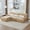 Coffee, variant on MODERNLUXE 98" Oversized Modular Sectional Sofa, L-shaped Boneless Sofa Couch with Pillows & Deep Seat, 3 Seat Cloud Couch for Living Room,Red