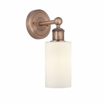 616-1W-AC-G801-Innovations Lighting-Clymer - 1 Light Wall Sconce In Modern Style-11.38 Inches Tall and 3.88 Inches Wide-Antique Copper Finish-Matte