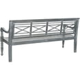 thumbnail image 4 of Hawthorne Collections Contemporary Classic Garden Bench in Ash Gray, 4 of 6