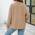 thumbnail image 4 of Gibobby Suéter Navideño Mujer Sudaderas con media cremallera para mujer, con cremallera de un , sudaderas con capucha de tamaño, suéteres, trajes de otoño, ropa de invierno (Caqui, L), 4 of 5