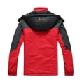 thumbnail image 4 of Eccomum Men Mountain Waterproof Shell Jacket Ski Jacket Windproof Jacket Winter Warm Jacket for Camping Hiking Skiing, 4 of 7
