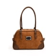 thumbnail image 5 of Bolso Boston popular de este año para mujer con bolso de axila de gran capacidad 2025 nuevo estilo retro esmerilado para damas con una sola almohada de hombro, 5 of 5