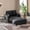 Black, variant on Kicctian Convertible Sleeper Sofa Bed for Living Room, Pull-Out Loveseat Couch with Cup Holders, USB and Charging Station, Side Pockets,1000lb Capacity,Includes Toss Pillows,Grey