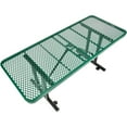 thumbnail image 3 of Global Industrial 277560GN 6 ft. Rectangular Steel Outdoor Table with Expanded Metal, Green, 3 of 5
