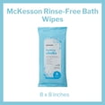 thumbnail image 5 of McKesson Rinse-Free Disposable Washcloths, Scented, 8 in x 8 in, 8 Wipes, 44 Packs, 352 Total, 5 of 11