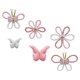 thumbnail image 1 of Decoración Bohemia para guardería, colgante de pared de macramé para apartamento, mariposa, Margarita, flor tejida para boda, bebé, niños, comedor,, 1 of 9