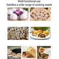 thumbnail image 2 of Tortilla Press Tool, Manual Efficient Multifunctional Roti Maker Aluminum Alloy for Home (20cm Black), 2 of 8