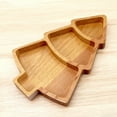 thumbnail image 6 of Christmas Wood Serving Tray,Christmas Tree Shaped Wooden Platter Rustic ,Farmhouse 6.29 X 9.44 Inches Food Dish Plate Table Serving Platter For Christmas Charcuterie Cheese Food Fruit,(A,One Size), 6 of 8