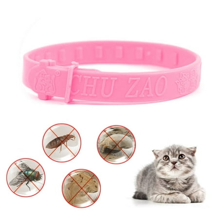 Jeobest Adjustable Cat Collar - Pet Cat Collar - Collar for Cat - Adjustable Small Pet Cat Collar with Removal of Flea Mite Lice Insecticide Mosquito Cat Collar Accessories Adjustable Collar