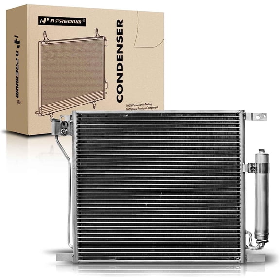 A-Premium Air Conditioning A/C Condenser Compatible with Nissan Sentra 2017-2020 L4 1.6L, Replace# 30096, 921003SP0A