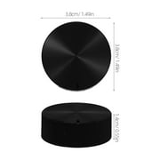 COMPUKAS 4Pcs Black Plastic Oven Switch Knob Timer Control for Pressure Cooker Kitchen Accessory