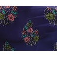thumbnail image 4 of oneOone Georgette Viscose Fabric Leaves & Floral Block Printed Craft Fabric BTY 42 Inch Wide, 4 of 4