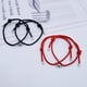 thumbnail image 4 of Pulseras para parejas Colgantes con dijes magnéticos Pulsera de cuerda trenzada con campanas magnéticas Dijes de votos de amor eterno 1 par para mujeres y hombres Zhivalor Pulseras, 4 of 8