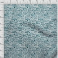 thumbnail image 4 of oneOone Cotton Flex Teal Blue Fabric Writing Beach Sewing Craft Projects Fabric Prints By Yard 40 Inch Wide, 4 of 4