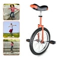 thumbnail image 5 of Yescom 18 In Wheel Outdoor Unicycle Skid-proof Tire Fitness Bicycle Balance Training for Adults Teenagers Kids, Orange, 5 of 9