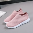 thumbnail image 6 of nsendm Female Fashion Sneakers Adult Sneaker Wedges Shoes for Women Size 12 On Sports Shoes Mesh Outdoor Comfortable Women's shoes Sneaker Socks for Women Pink 7, 6 of 7