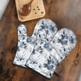 thumbnail image 5 of Cute Oven Mitts,Pioneer Flower Floral Print Pattern Oven Mitt 2-Pack Set,Kitchen Gloves for Oven,Heat Resistant Oven Mitts 7.7"x12", 5 of 7