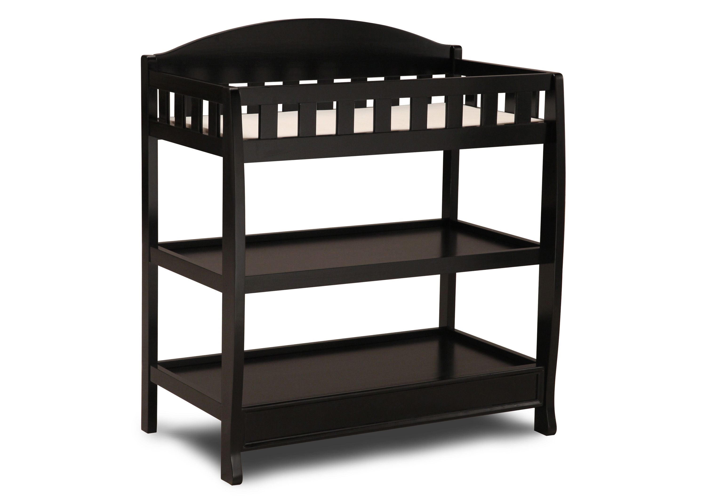 Delta Children Wilmington Changing Table with Pad, Ebony Black - image 5 of 8