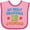 Pink and Fuchsia, variant on Inktastic My Great Grandma is Awesome Boys or Girls Baby Bib