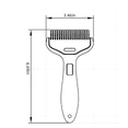 thumbnail image 2 of Pet Deshedding Tools For Short Haired Cats & Dogs, Dematting Deshedding Brush Cats Shedding Tool, Dog Undercoat Brush, Gently and Effectively Remove Loose Hair, Highly Deshedder Grooming Combs Orange, 2 of 5