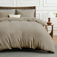 thumbnail image 1 of Gogreen Luxury Queen Duvet Cover, Soft & Breathable Microfiber 3 Pieces Queen Bedding Sets, Queen Comfy Duvet Cover, with Zipper Closure, 1 of 1