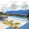 thumbnail image 3 of Eucalyptus Leaves Outdoor Rug for Patio/Deck/Porch, Non-Slip Large Area Rug 4 x 6 Ft, Sunflowers Spring Watercolor Country Floral Bee Indoor Outdoor Rugs Washable Area Rugs, Camping Rug Carpet Runner, 3 of 8