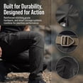 thumbnail image 6 of Domzest Mens Tactical Pants Ripstop Cargo Work Pants with Pockets Water Resistant Breathable Hiking Construction Pants Black S, 6 of 9