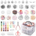 thumbnail image 3 of 4655Pcs Bracelet Making Kit DIY Jewellery Making Kit Colorful Beads Bracelet Necklace Making Kit with 24 Color Threads Pendants Supplies Storage Box Creative Jewellery Craft Kit for Kids, 3 of 10