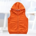 thumbnail image 2 of YunPes Children's Vest Spring Autumn Summer Thin Outdoor Wear Pure Cotton Hooded Kindergarten Clothing Vest Plush Pullover Girls, 2 of 3