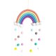 thumbnail image 2 of Iris Decoración de pared Macramé Colgante de pared Habitación de niña Boho Tapiz Decoración de guardería para niños con borla, Cuerda de Estilo 1 Baoblaze guirnalda de decoración de arco iris, 2 of 5