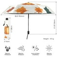 thumbnail image 3 of FORMRS Travel Umbrella Folding Auto Open Close Windproof Rain UV Protection, Pumpkins Pattern, 3 of 8