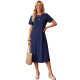 thumbnail image 1 of Vestido De Mujer Midi Casual Stretch Para Diario Y Salida, 1 of 5