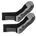 thumbnail image 3 of Rubber Grip Socks, Sports Socks Rubber Soles For Sports For Men Black, 3 of 8
