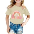 thumbnail image 2 of ibiyuan Big Sister Shirts for Girls Size 8 Promoted To Big Sis T-Shirt Big Sis Announcement Casual Short Sleeve Toddler Shirts Big Sister Gifts Basic Tee Girl Tops Size 7-8, 2 of 4
