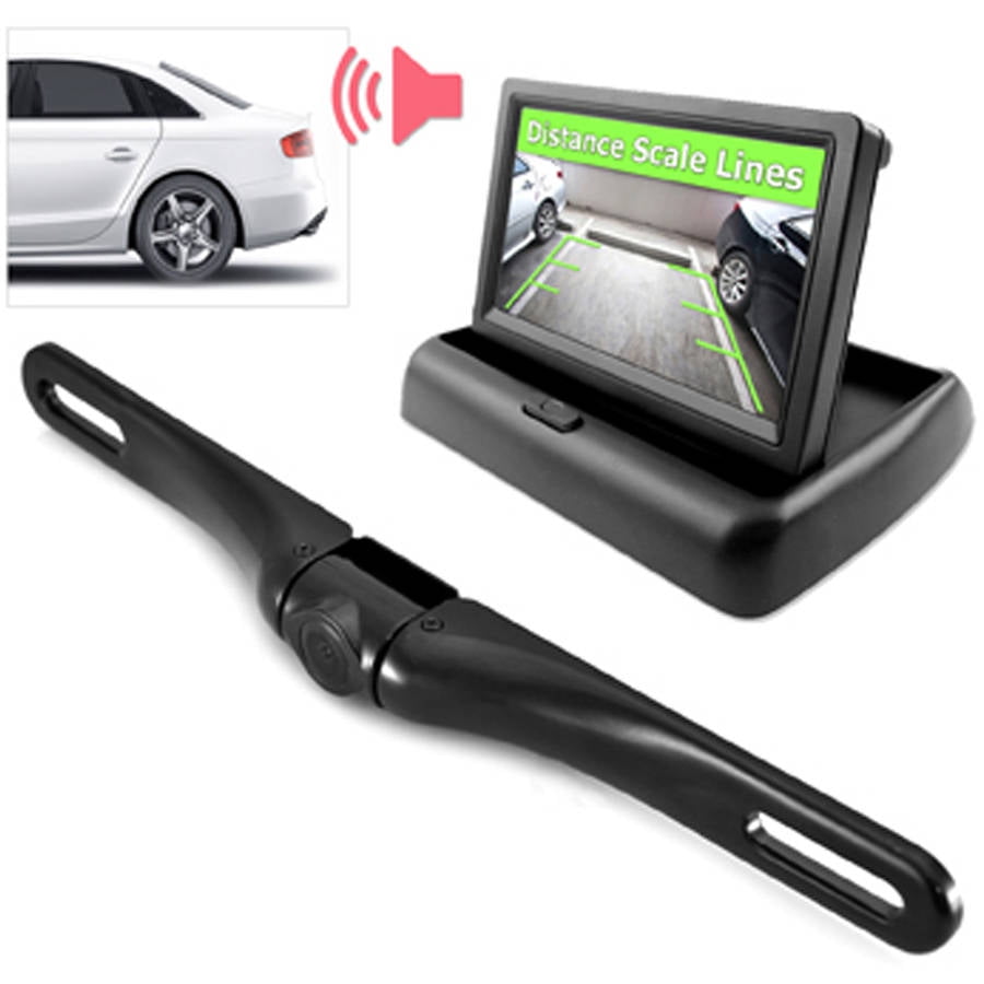 NEW Pyle PLCMTR70 Rearview Backup Camera//Video Monitor System Waterproof Angle